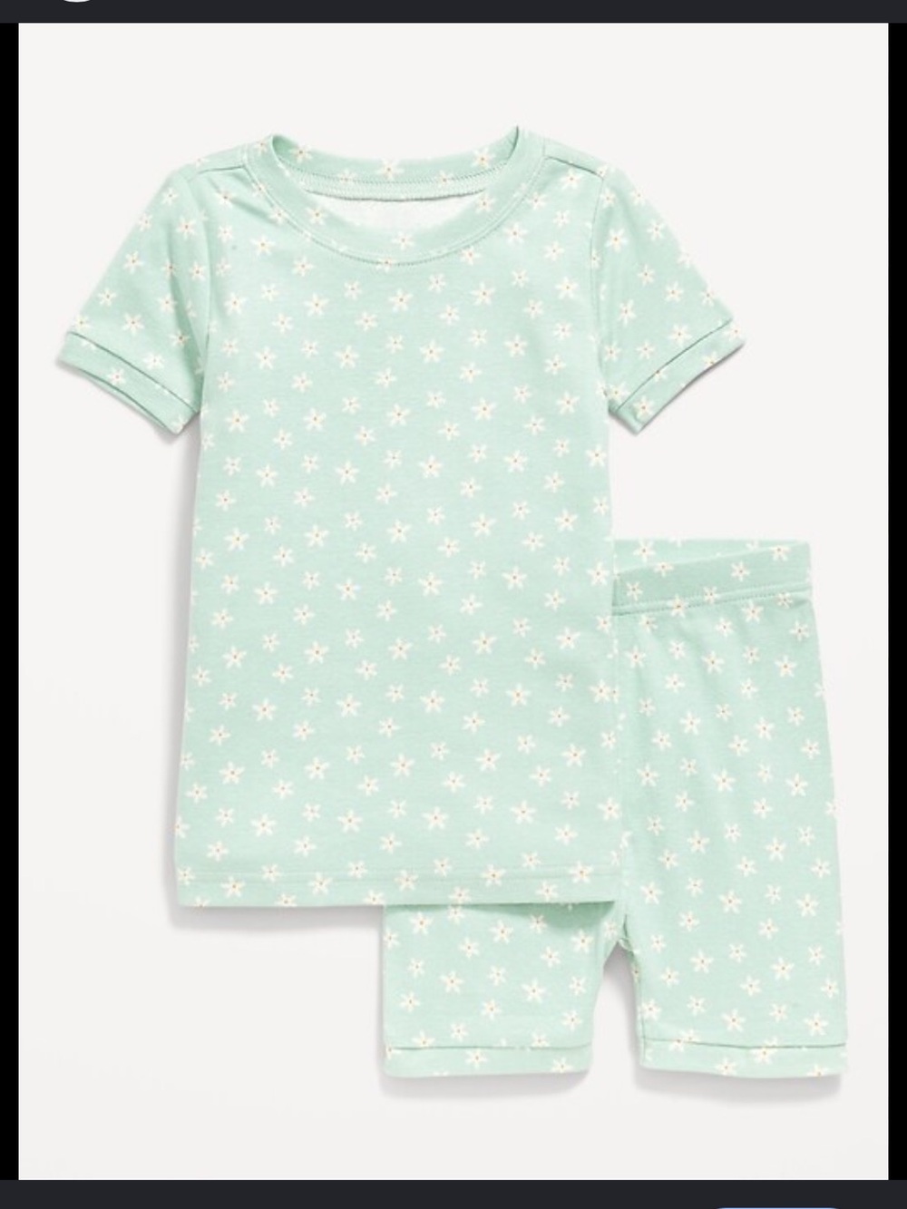 Old Navy Snug Fit Daisy Pajama Set